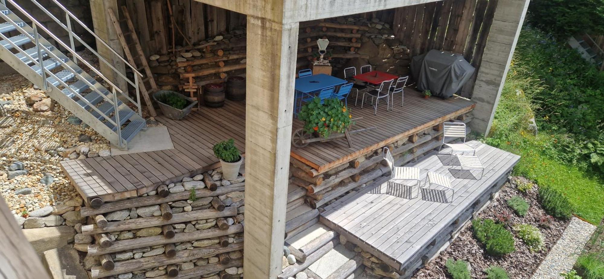 Nostalgie Bed & Breakfast Chraemerhus Curaglia 外观 照片